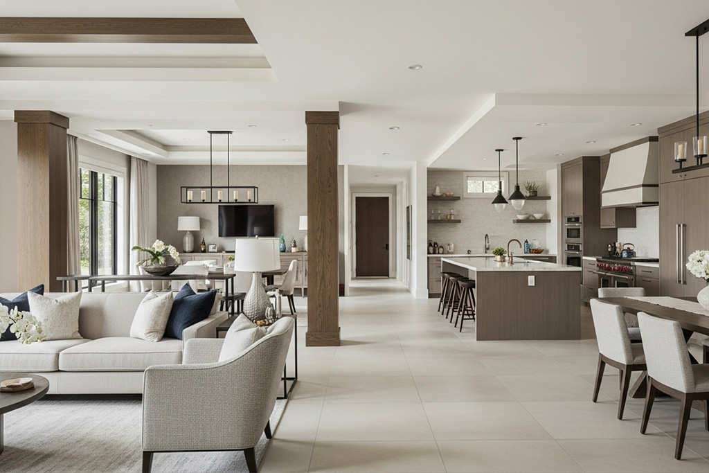 The Benefits of Open Floor Plans in Custom Homes