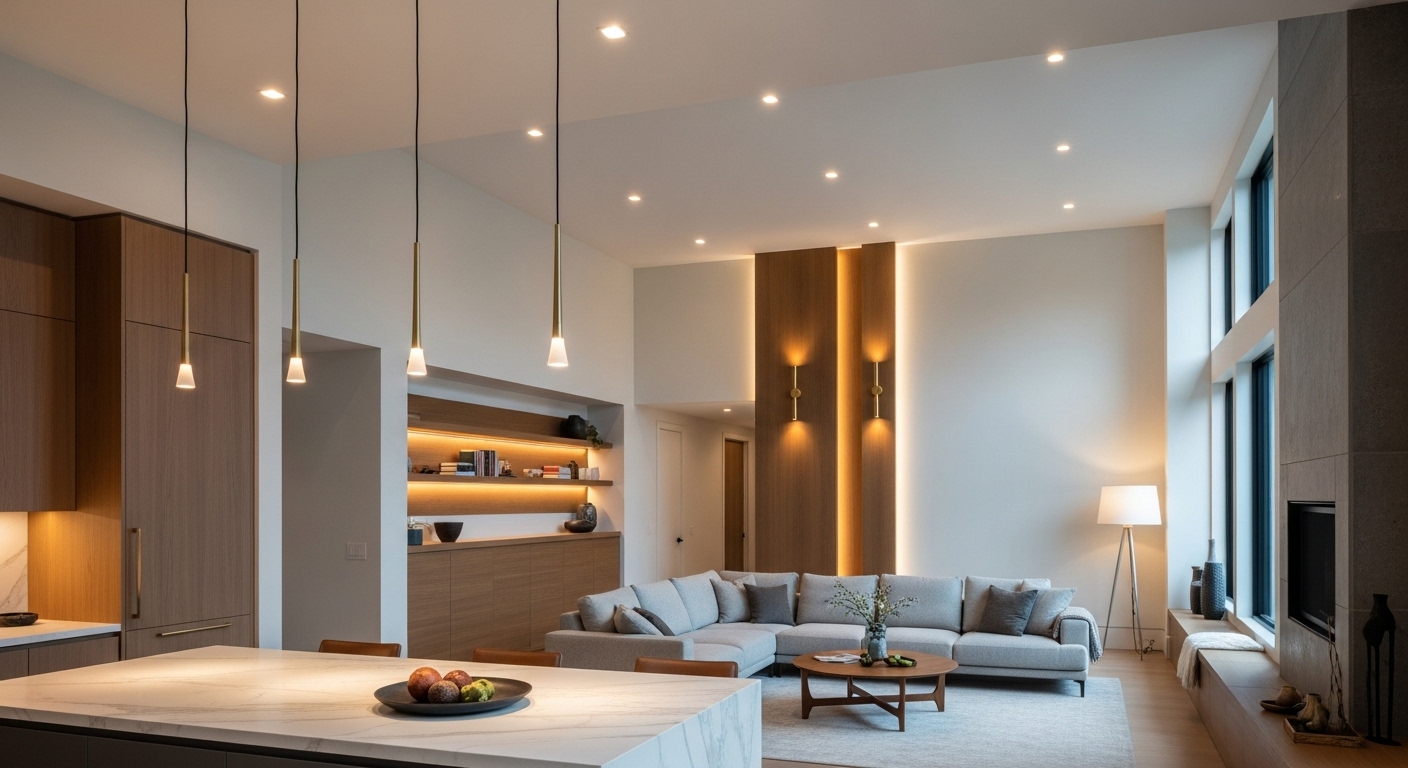 Custom Home Lighting: Combining Functionality and Style - New Home Builder