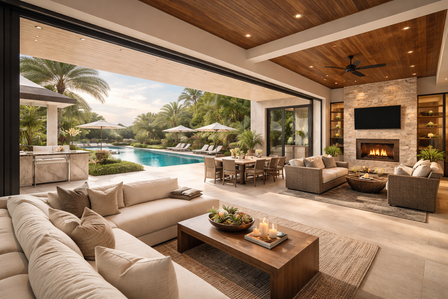 Designing Seamless Indoor-Outdoor Living in Custom Luxury Homes - New ...