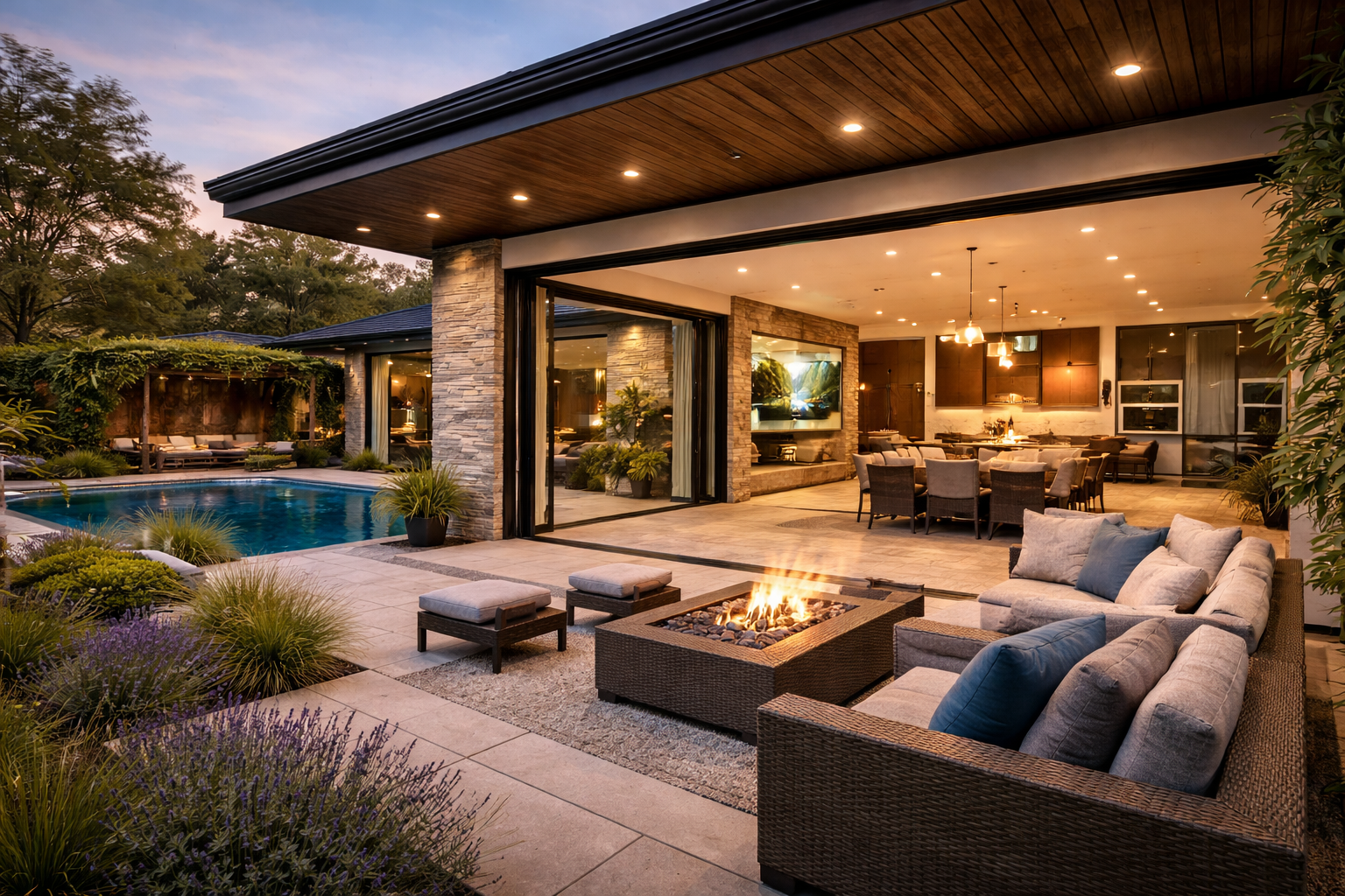 Designing Seamless Indoor-Outdoor Living in Custom Luxury Homes - New ...