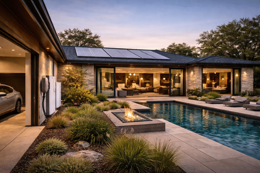 Energy-Efficient Design Features in High-End Custom Homes