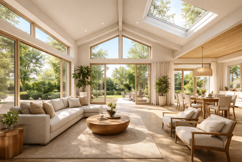 Natural Light Home Design: Window Placement Strategies for Brighter, More Efficient Custom Homes